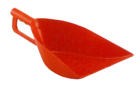 Sessola piana rossa in plastica alimentare